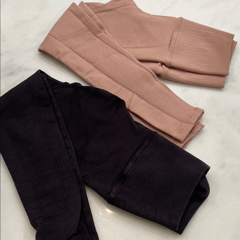 Pair of AVOCADO heavyweight Moto Leggings - Picture 3 of 7